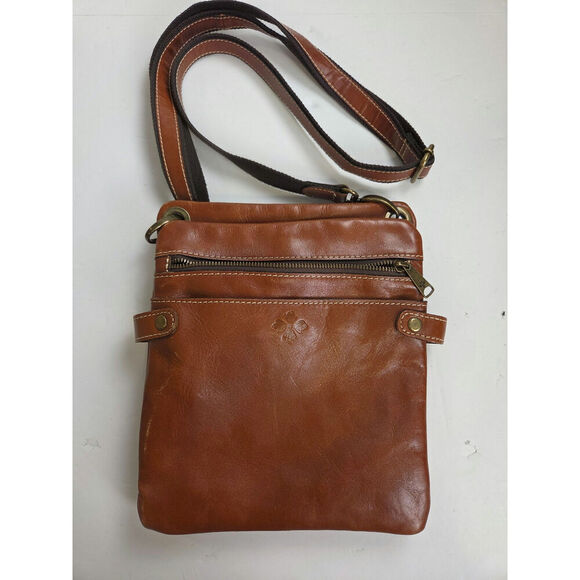 Patricia Nash Handbags - Patricia Nash Prizzi Brown Leather Crossbody Bag Purse